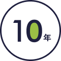最長10年保障